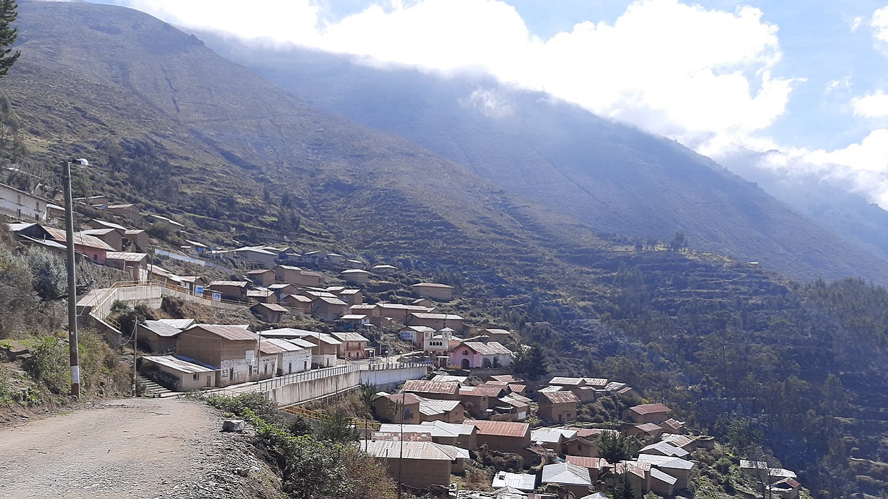 centro poblado San Benito de Caraz