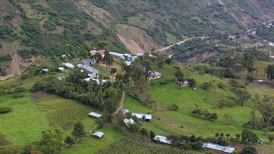 centro poblado Las Palmas de Tinyayoc