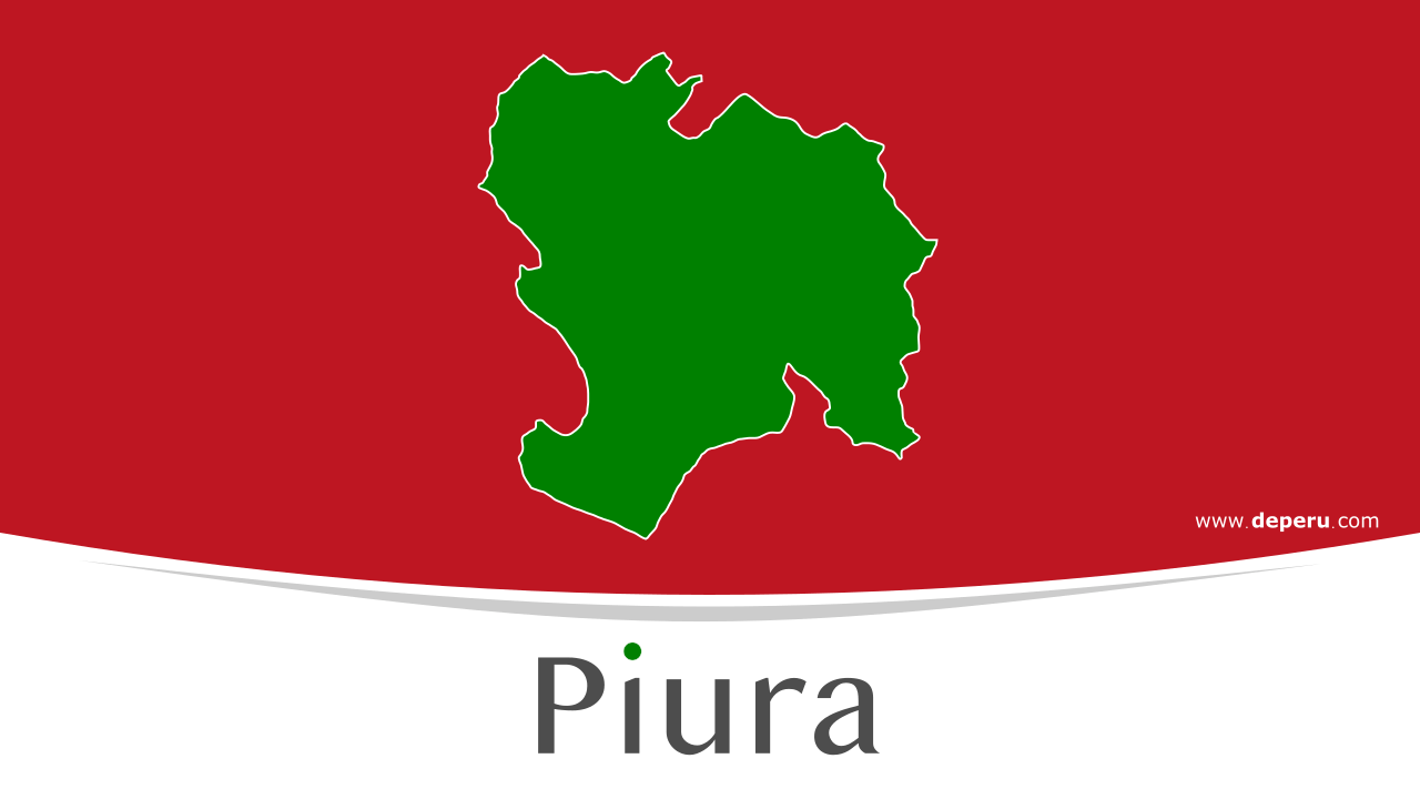 Mapa de la región Piura